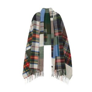 Holzweiler Plaid Scarf - 100% Wool - Made in Italy